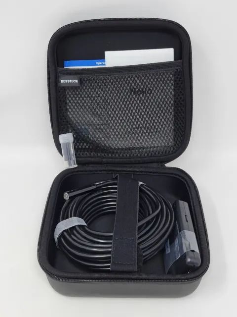 Depstech Wireless Endoscope WF020X Camera Wifi Snake Scope w/Carrying Case New