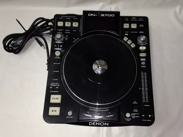 Tocadiscos de medios digitales Denon DJ DN-S3700 CDJ MP3 USB MIDI usado probado
