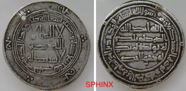 2143LR22) UMAYYAD: Hisham, 724-743, AR dirham (2.76g), Balkh, AH 114, A-137,VF+