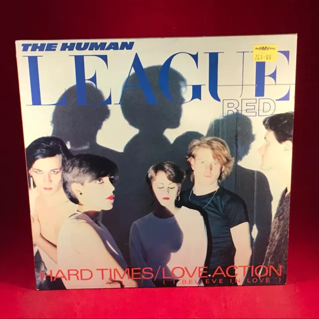 HUMAN LEAGUE Hard Times Love Action 1981 12" vinyl Single original extended ~