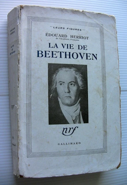 Beethoven Vie Musique Classique Vie Partition Livre Nrf Gallimard Book Allemagne