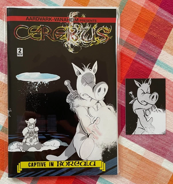 CEREBUS #2 remastered / expanded PLATINUM variant cover cgc comic book D&D
