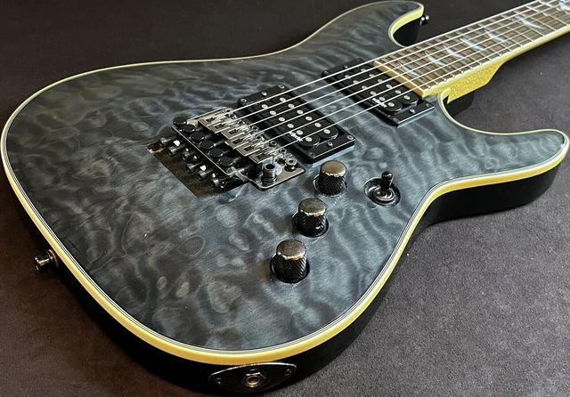 SCHECTER OMEN EXTREME-6 FR Used Quilt Maple Top Mahogany Back Body Maple Neck