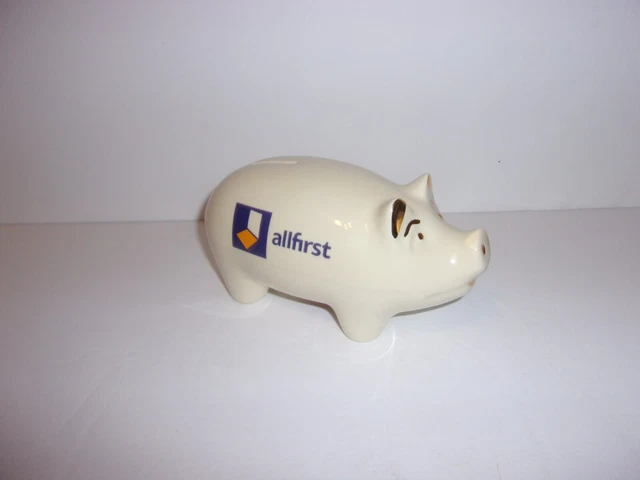 Vintage Allfirst Ceramic Pig or Piggy Bank