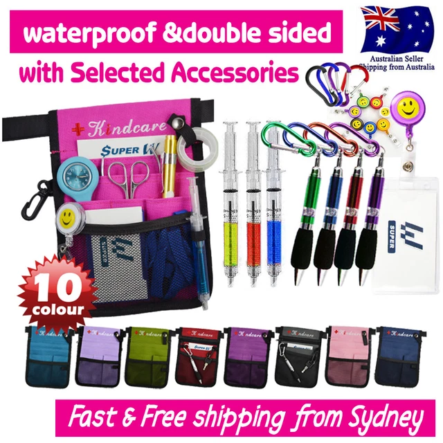 Nurses Pouch Waist Bag Extra Pocket Quick Pick Bag with Selected Accessories