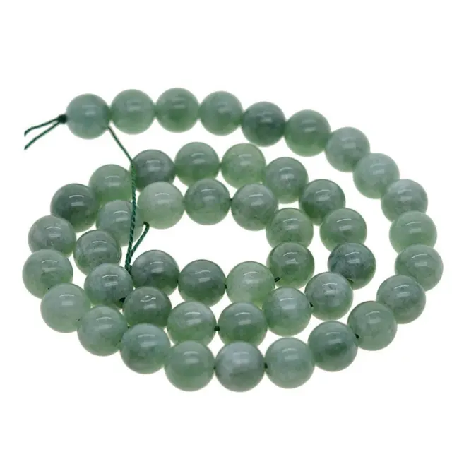 6mm  10mm Natural Malay Jade Gemstone Round Spacer Stone Loose Beads DIY 8mm
