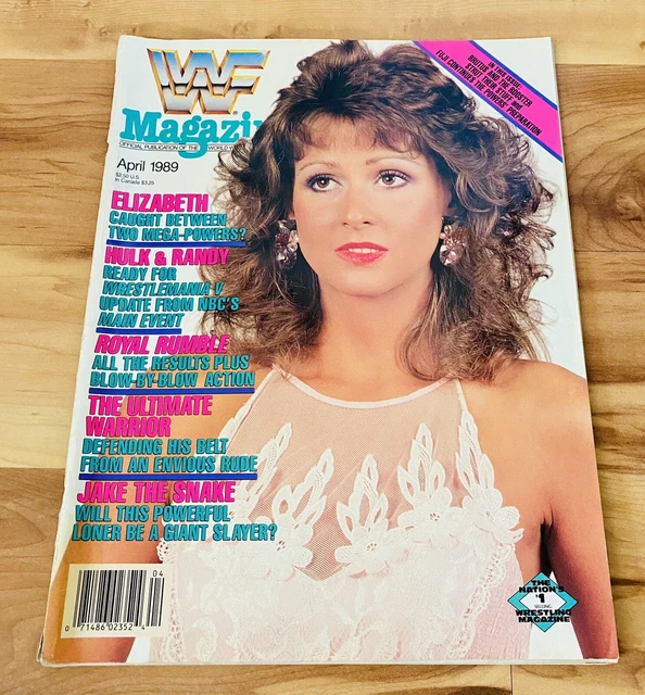 WWF MAGAZINE APRIL 1989 Miss Elizabeth Hulk Hogan Randy Savage WWE