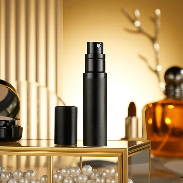 5 Mini-Parfümzerstäuber Reisegröße – 5 Ml, Matt, Nachfüllbar, Für Handtasche & Reisen