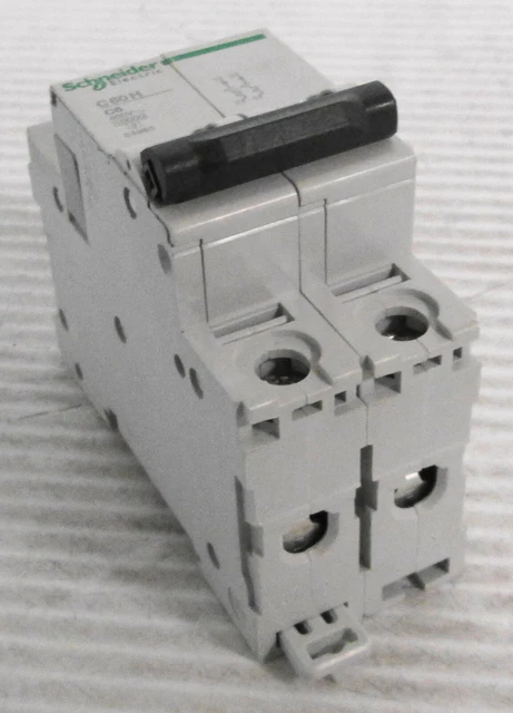 Schneider Electric C60H C6 24985 Circuit Breaker 2P 400VAC 6A
