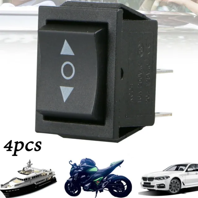 4er-Pack 6 Pin DPDT Ein-Aus Auto Momentary Power Wicker Schalter Langlebige Kons