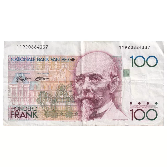 [#333837] Banknote, Belgium, 100 Francs, KM:142a, EF(40-45)