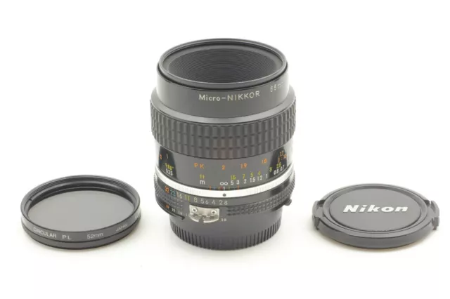 [Near MINT 💥w/Filter] Nikon Ai-s Micro NIKKOR 55mm f/2.8 MF Macro Lens ⇨JAPAN