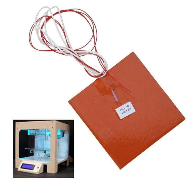Aggiorna la tua stampante 3D con questo tappetino riscaldatore in silicone 120x1