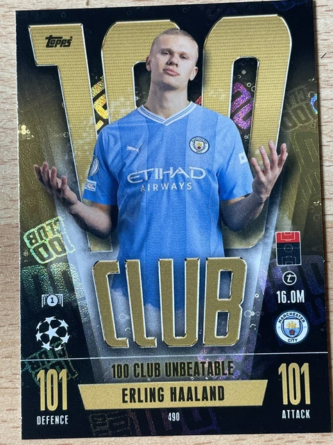 TOPPS MATCH ATTAX 2023/2024 Erling Haaland Manchester City Finisher