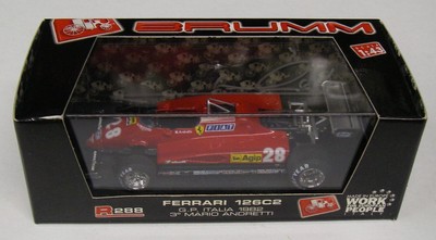 ITALIA 1982 R288 BRUMM DIE CAST 1/43 FERRARI 126C2 G.P 