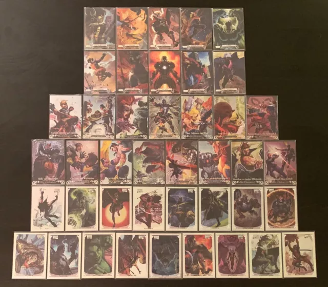 2018 Marvel Masterpieces BATTLE SPECTRA CANVAS HOLOFOIL Card Singles You Choose