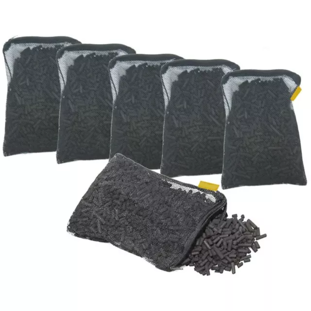 4lb Activated Charcoal Carbon Mesh Media Bags Aquarium Fish Pond Canister Filter