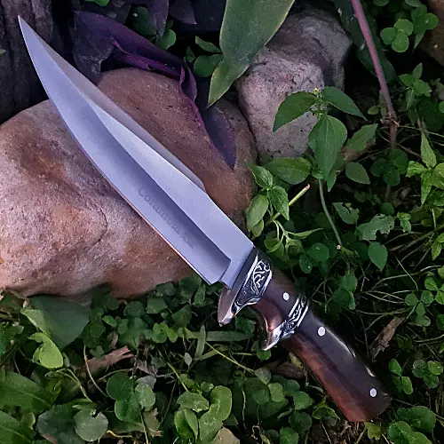 COLUMBIA Hunting Knife Large Fixed Blade Survival Bowie Camping Pocket Knife NEW