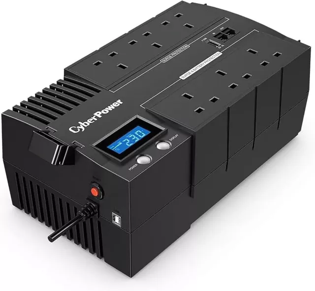 CyberPower BR1200ELCD-UK BRICs Series, 1200VA/720W, 6 UK Outlets