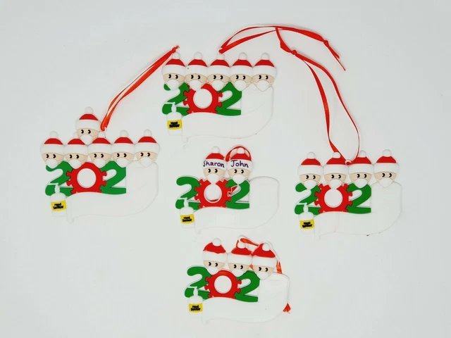 2021 Christmas XMAS Tree Decoration Bauble Ornament Gift PVC CUSTOMISABLE