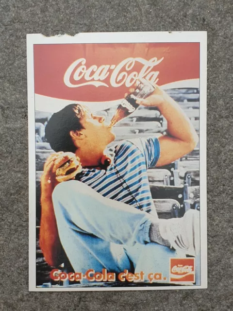 Carte Postale publicitaire - Editions Atlas Publicité ancienne 1987 COCA-COLA  -