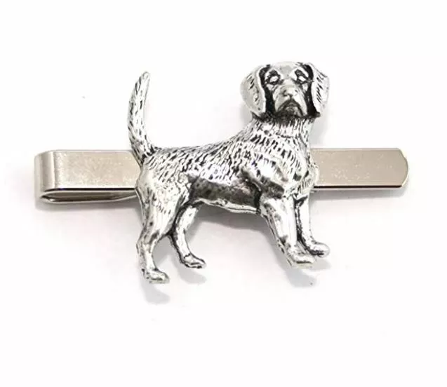 Beagle Dog  Lovers made from Fine English Pewter on a Tie Clip (slide) ar