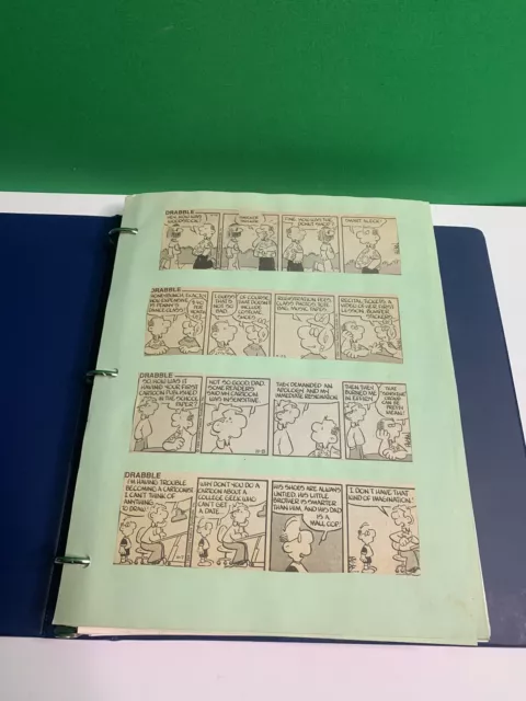 COLLECTION of Comic Strip DRABBLE 100+ Pages!!! SUPET RARE!!! 800+ Strips!!!