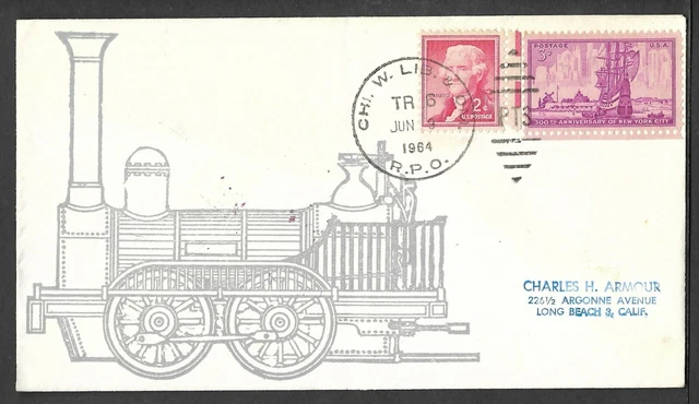 Chicago West Liberty & Omaha Railroad? RPO Cover