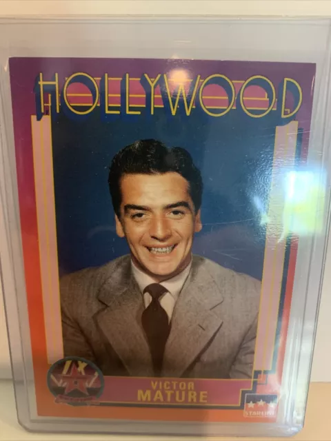 Starline Hollywood Autograph Card #87 VICTOR MATURE RKO Legend 1991