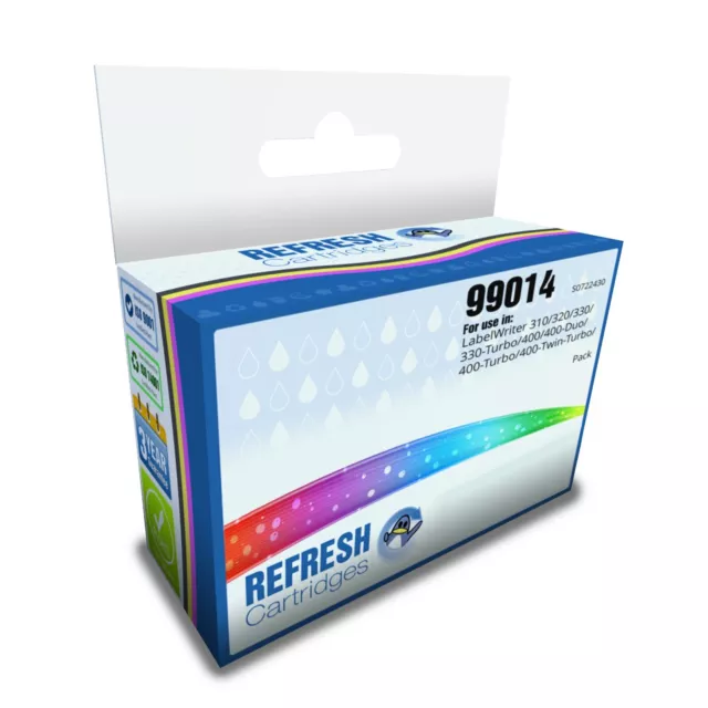 Refresh Patronen Value Pack 99014 kompatibel mit Dymo ETIKETT Druckern 3