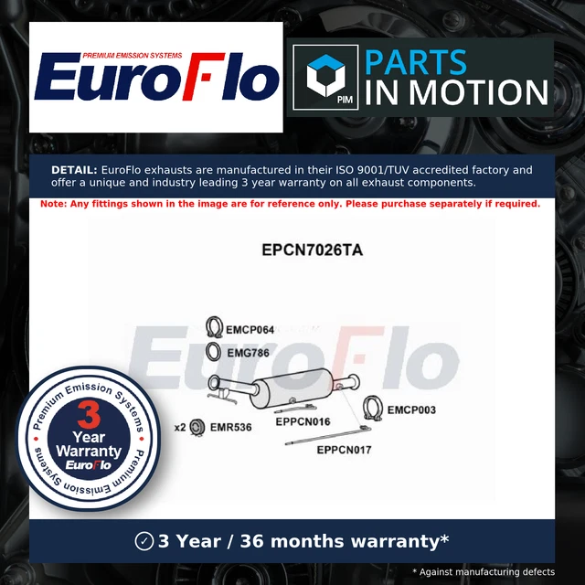 BM Catalysts Diesel Particulate Filter (DPF) For Citroen Berlingo B9 1.6D 2010+ New