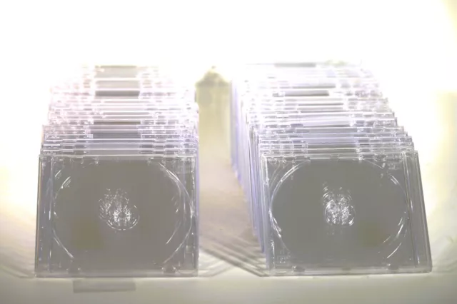 Used Empty Clear CD/DVD Cases