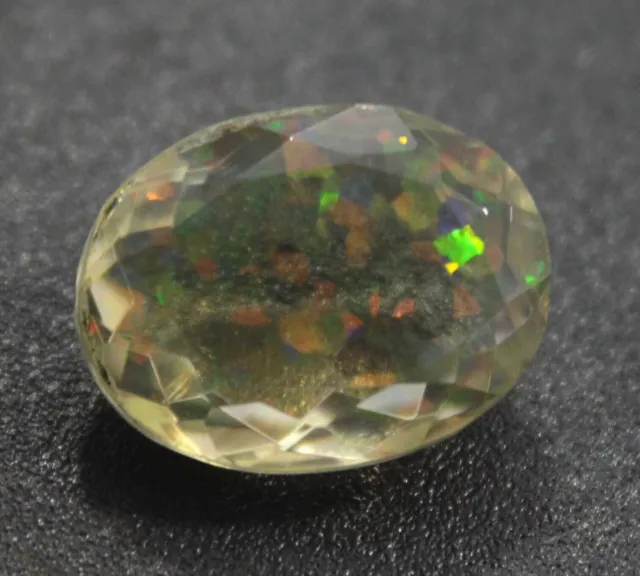 10 Ct Natural Boulder Opal Doublet Oval Cut Loose Gemstone CERTIFIED