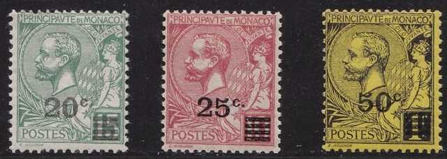 1922 MONACO, n. 51/53 MLH/*