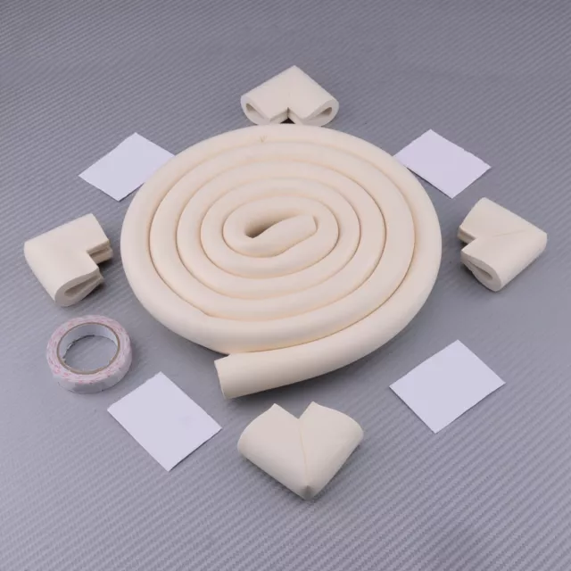 5pc 2M "U" Shape Baby Kids Safety Table Edge Corner Guard Strip Protector Kit 1