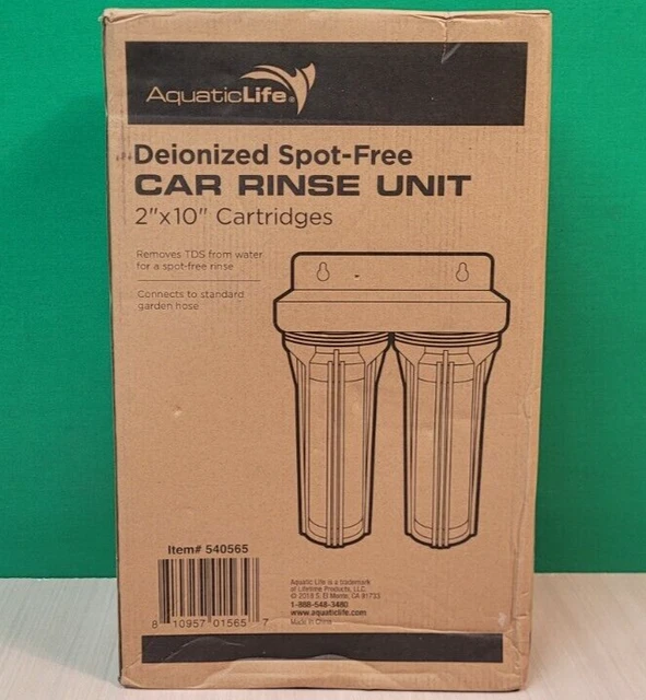 Unidad de enjuague de automóvil sin manchas desionizado AQUATICLIFE - desionizador de agua premium para automóvil