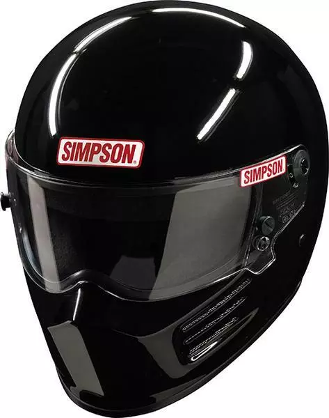 Simpson Bandit Helmet Snell Sa2020 Gloss Black Colour 8859 Terminal Msa M6