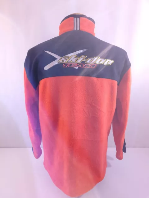 VTG BOMBARDIER SKI-DOO Snowmobile X-Team Men's Fleece Sweater, Orange ...