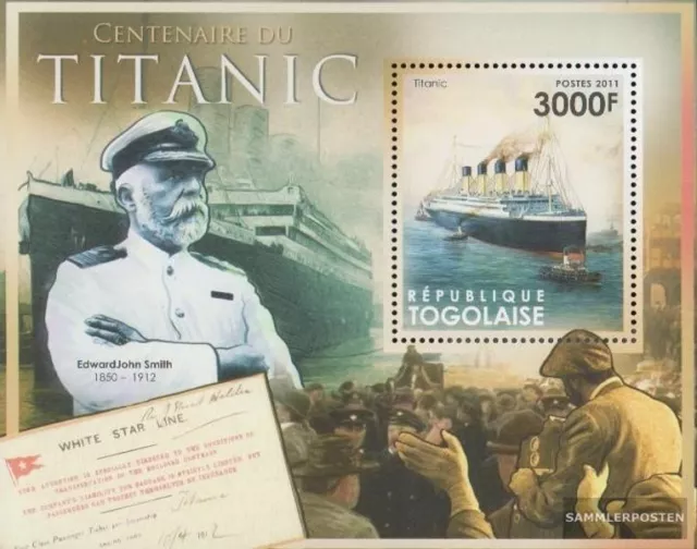 Togo Block658 (kompl.Ausg.) postfrisch 2011 Titanic