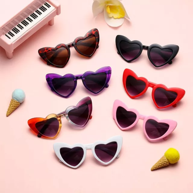 Pink Kids Sunglasses Toddler Sunglasses Glasses Heart Sunglasses For 3-9 Years