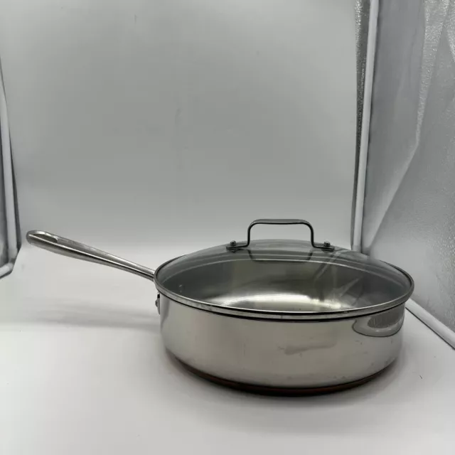 Emeril 3 qt Skillet/Sauté Stainless Steel pan with lid