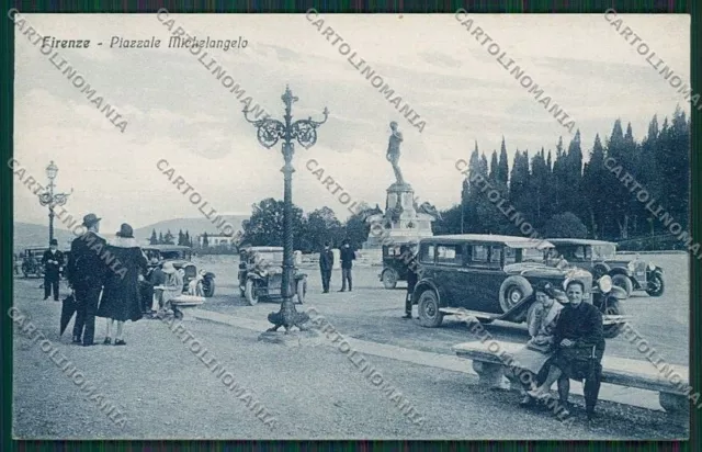 Florence City Car Postcard QQ2123