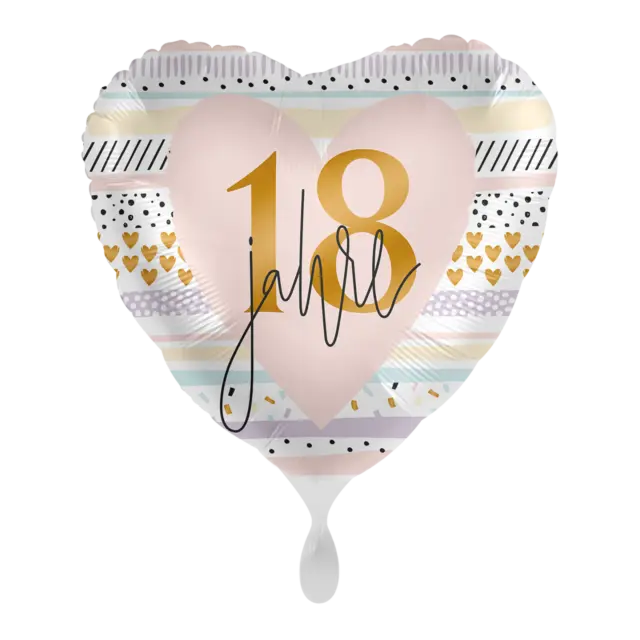 Happy Birthday Geburtstag 18 Jahre Alter Ballon Geschenkidee Folienballon Deko