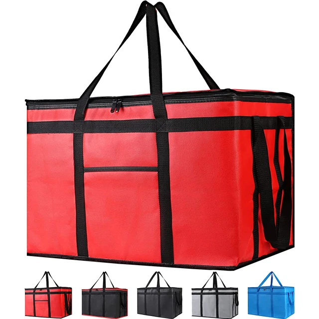 Food Delivery Bag for Uber Eats Insulated Grocery Shopping Bag for Catering XXXL