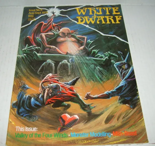 VERY RARE! White Dwarf Magazine Issue # 8 1978 TSR D&D