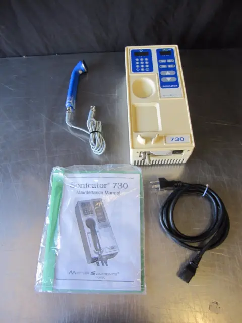 Mettler Electronics Sonicator 730 Therapeutic Ultrasound Unit With Owners Manual