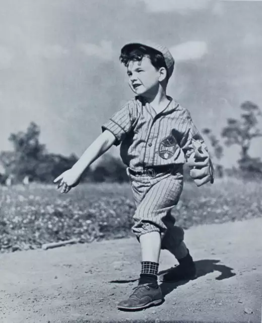 vintage 1940s Baseball Boy