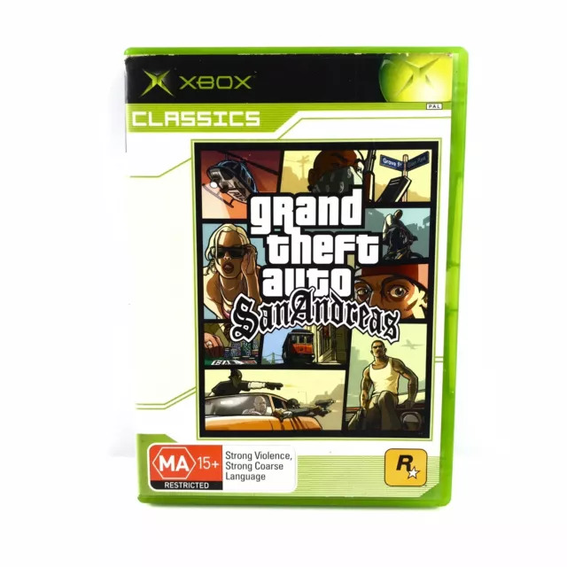 Grand Theft Auto GTA III IV V Xbox One 360 Original San Andreas Vice City 3  4 5