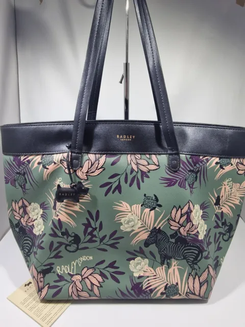 Radley London 🦓 Longleat Palms Large Faux Leather Tote Shoulder Work Grab Bag