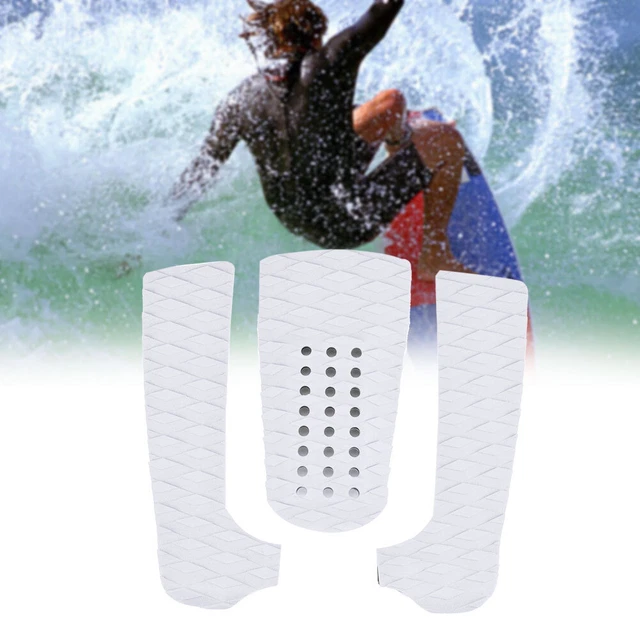 1 Set EVA Surf Surfboard Anti Skid Pad Short Board Foot Pad(white)